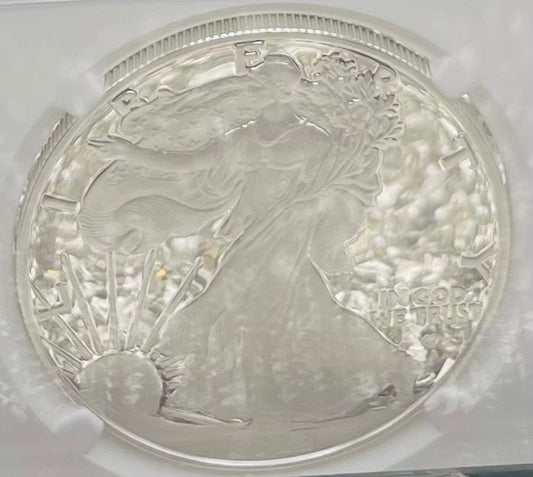 Proof 2022 (W) $1 American Silver Eagle NGC PF70 Modern Brown Label (1 of 5,895)