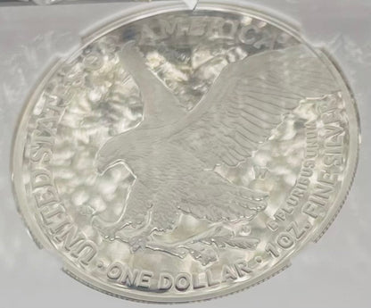 Proof 2022 (W) $1 American Silver Eagle NGC PF70 Modern Brown Label (1 of 5,895)