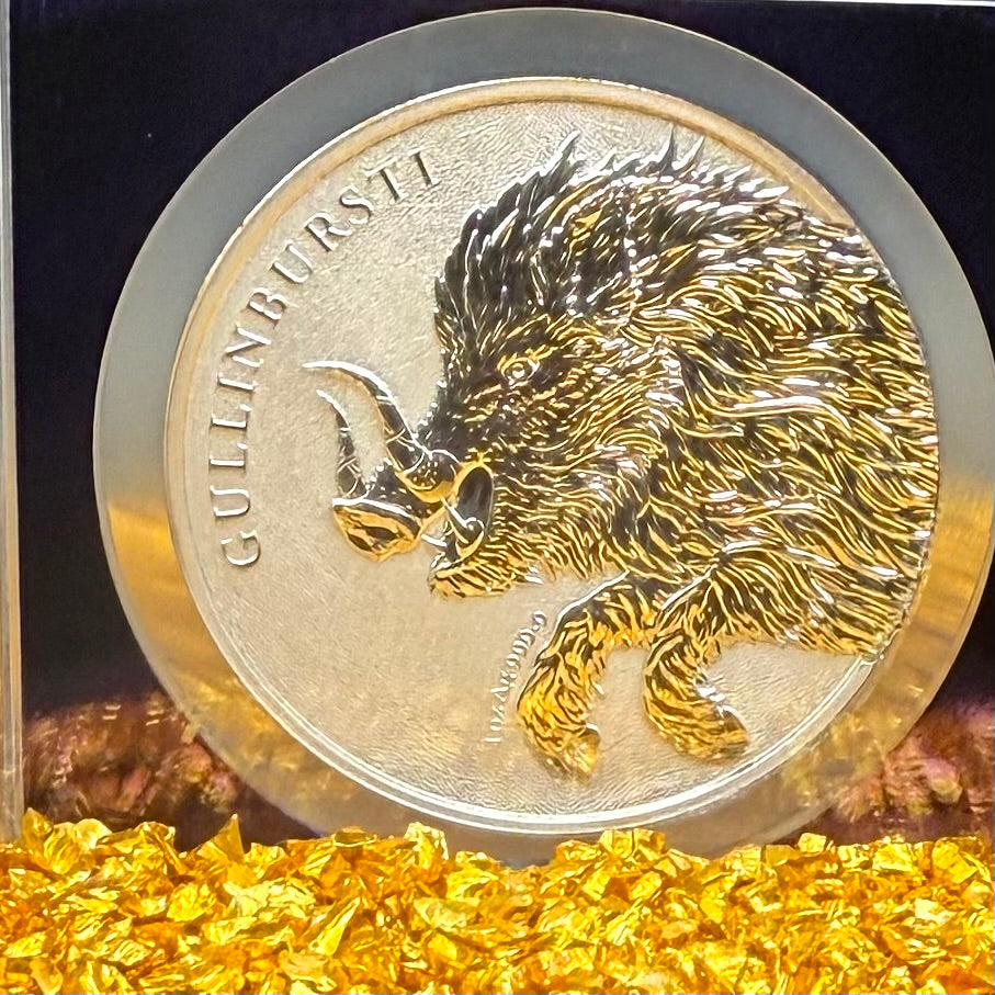 2025 1 oz .9999 Silver Private Issue NGC MS70 Germania Gullinbursti Purple Holder Mint!