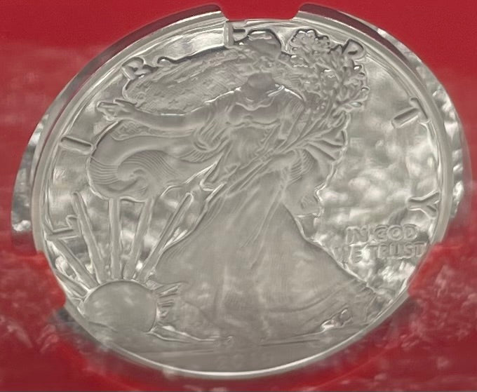 Proof 2016 (W) $1 American Silver Eagle NGC PF70 Christmas Tree (Lettered Edge) 30th Anniversary Label Red Core