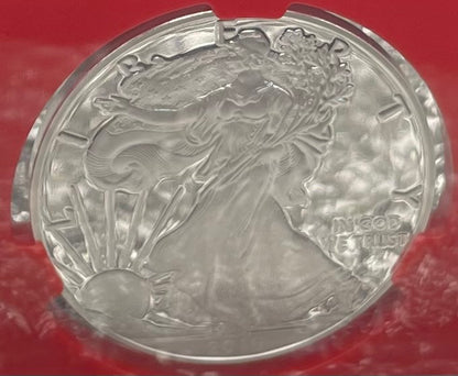 Proof 2016 (W) $1 American Silver Eagle NGC PF70 Christmas Tree (Lettered Edge) 30th Anniversary Label Red Core