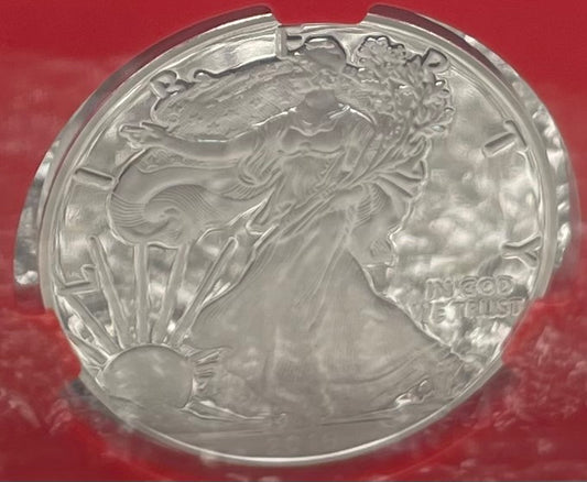 Proof 2016 (W) $1 American Silver Eagle NGC PF70 Christmas Tree (Lettered Edge) 30th Anniversary Label Red Core