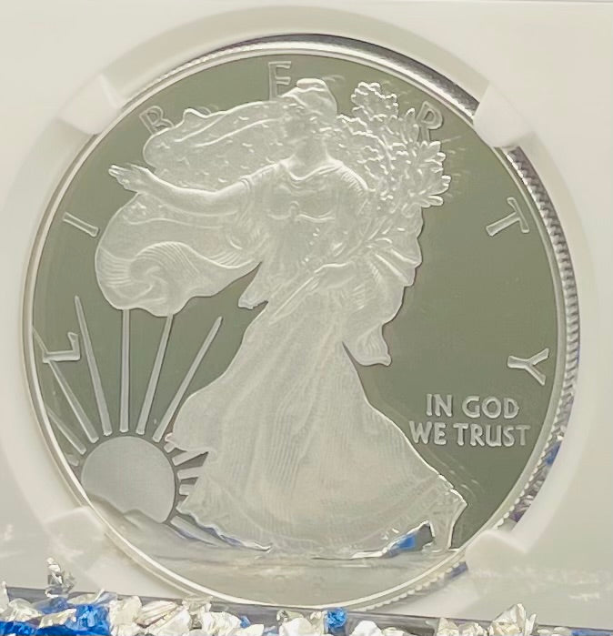 Proof 2018 (W) $1 American Silver Eagle NGC PF70 First Day of Issue (1 of 4,262)