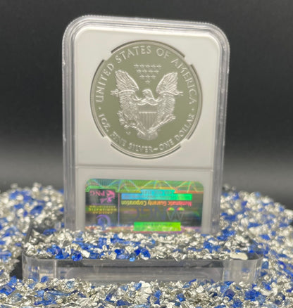 Proof 2015 (W) $1 American Silver Eagle NGC PF70 Fun Show Releases West Point Silver Star Label Mint Condition (1 of 4,365)