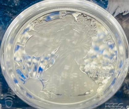 Proof 2022 (W) $1 American Silver Eagle PCGS PR70DCAM FDOI Rare American Eagle Holder (1 of 191)