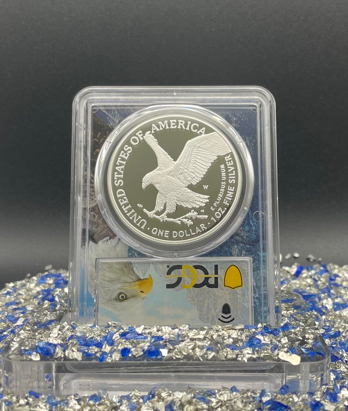 Proof 2022 (W) $1 American Silver Eagle PCGS PR70DCAM FDOI Rare American Eagle Holder (1 of 191)