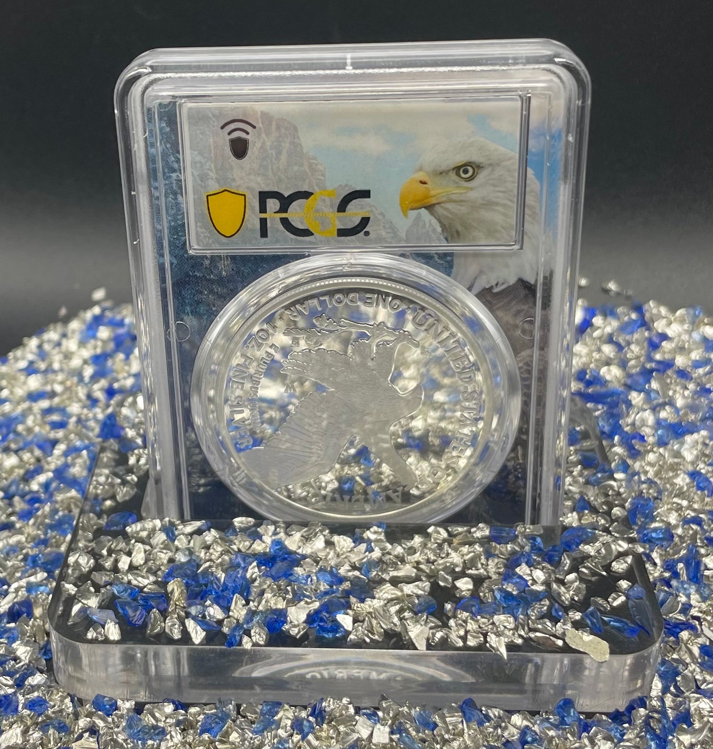 Proof 2022 (W) $1 American Silver Eagle PCGS PR70DCAM FDOI Rare American Eagle Holder (1 of 191)