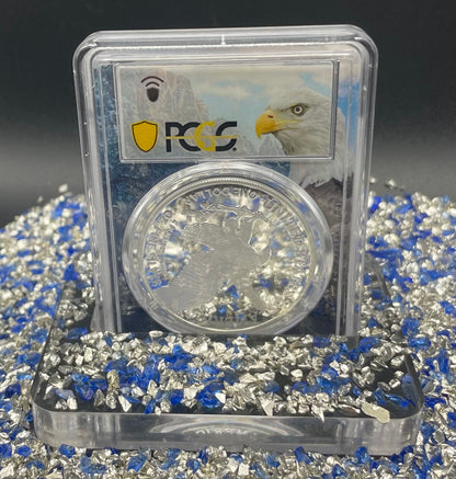 Proof 2022 (W) $1 American Silver Eagle PCGS PR70DCAM FDOI Rare American Eagle Holder (1 of 191)