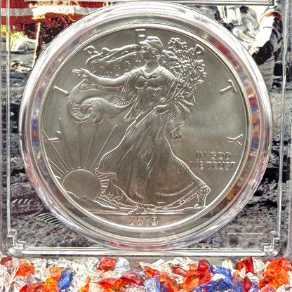 2019 $1 American Silver Eagle PCGS MS70 FDOI Apollo Holder Mint Condition
