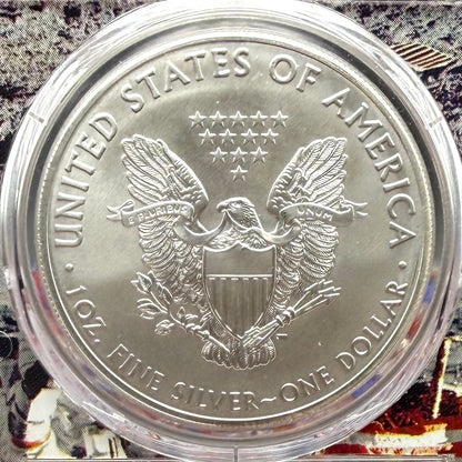 2019 $1 American Silver Eagle PCGS MS70 FDOI Apollo Holder Mint Condition