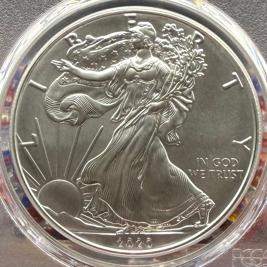 2020 $1 American Silver Eagle PCGS MS70 FDOI Thomas Cleveland Signed Rare 1 of 25 Mint