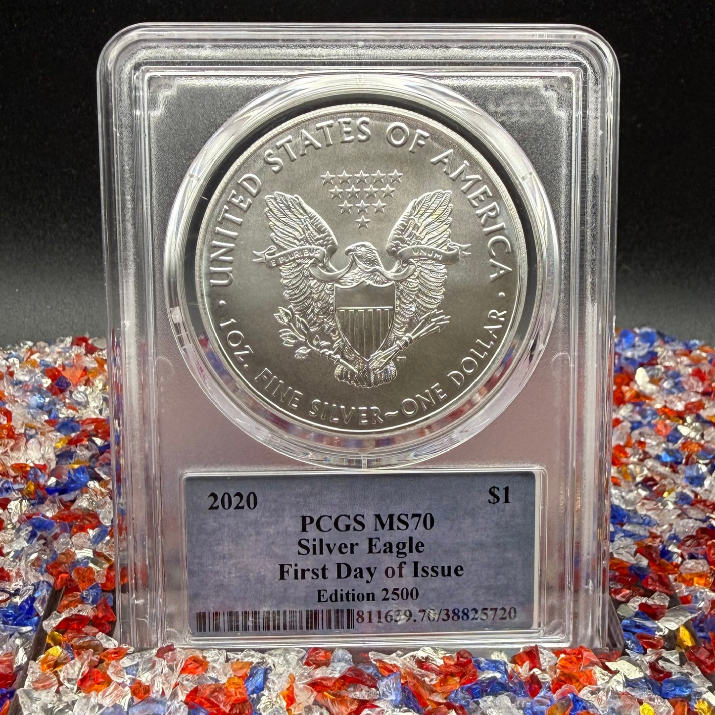 2020 $1 American Silver Eagle PCGS MS70 FDOI Thomas Cleveland Signed Rare 1 of 25 Mint