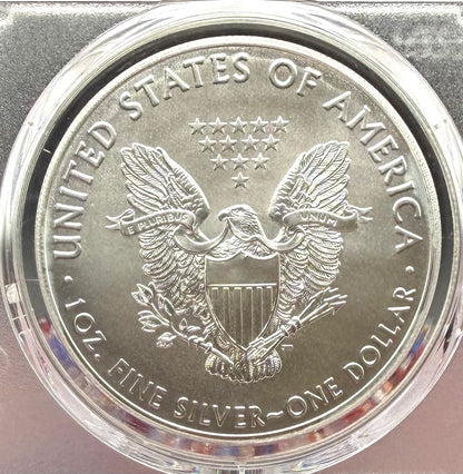 2020 $1 American Silver Eagle PCGS MS70 FDOI Thomas Cleveland Signed Rare 1 of 25 Mint