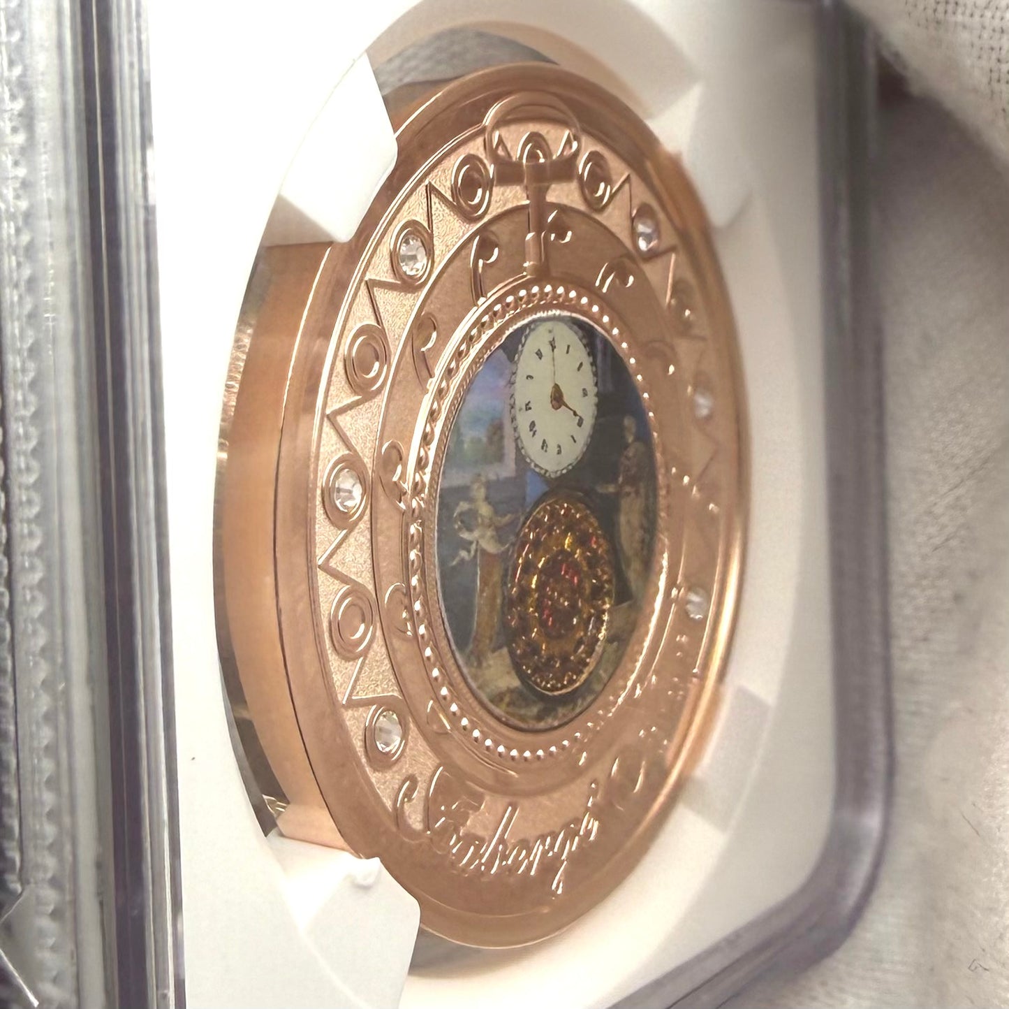 2023 Niue Silver Dollar $1 NGC PF70UC Faberge Art Pocket Watch 24-Karat Gold Proof Finish Mint (Rare 1 of 13)