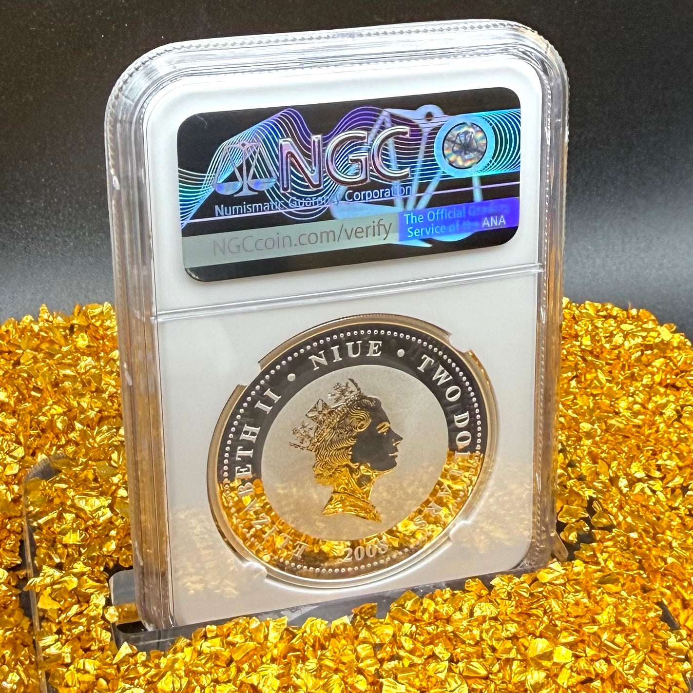 2008 Reverse Proof Niue Silver Dollar $2 NGC PF70UC Old Soviet Cars - Gaz M20 Pobeda Colorized (1 of 2) Mint