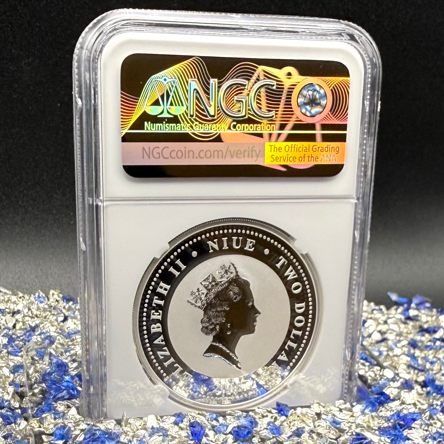 2008 Reverse Proof Niue Silver Dollar $2 NGC PF70UC Old Soviet Cars - Gaz M1 Emka Colorized (1 of 2) Mint