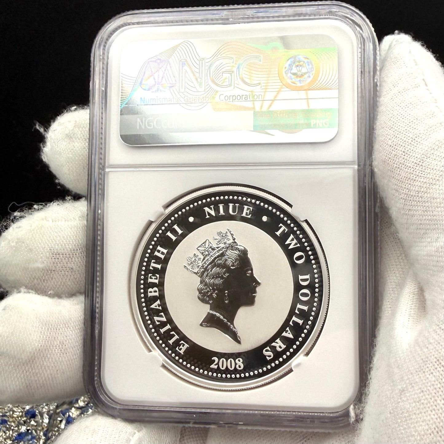 2008 Reverse Proof Niue Silver Dollar $2 NGC PF70UC Old Soviet Cars - Gaz M1 Emka Colorized (1 of 2) Mint