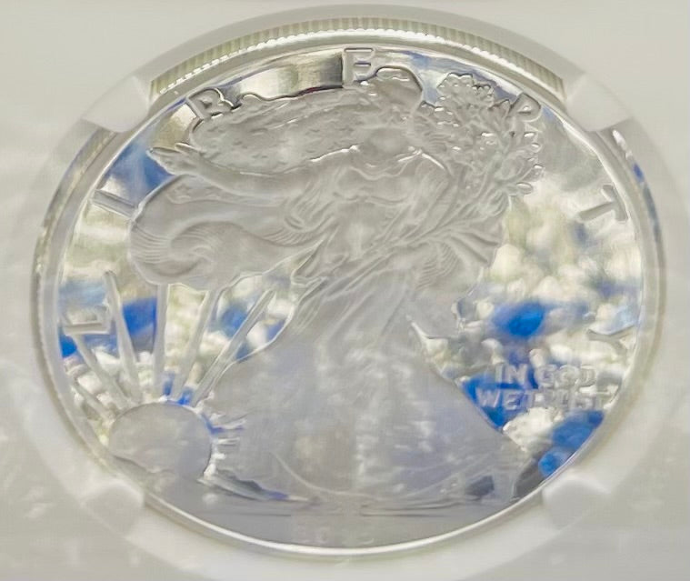 Proof 2015 (W) $1 American Silver Eagle NGC PF70 Early Releases Modern Blue Label Mint Condition (1 of 9,265)