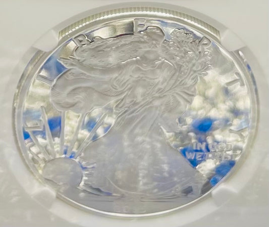 Proof 2015 (W) $1 American Silver Eagle NGC PF70 Early Releases Modern Blue Label Mint Condition (1 of 9,265)