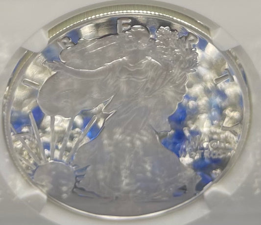 Proof 2018 (W) $1 American Silver Eagle NGC PF69 Early Releases Modern Blue Label Mint Condition (1 of 1,778)
