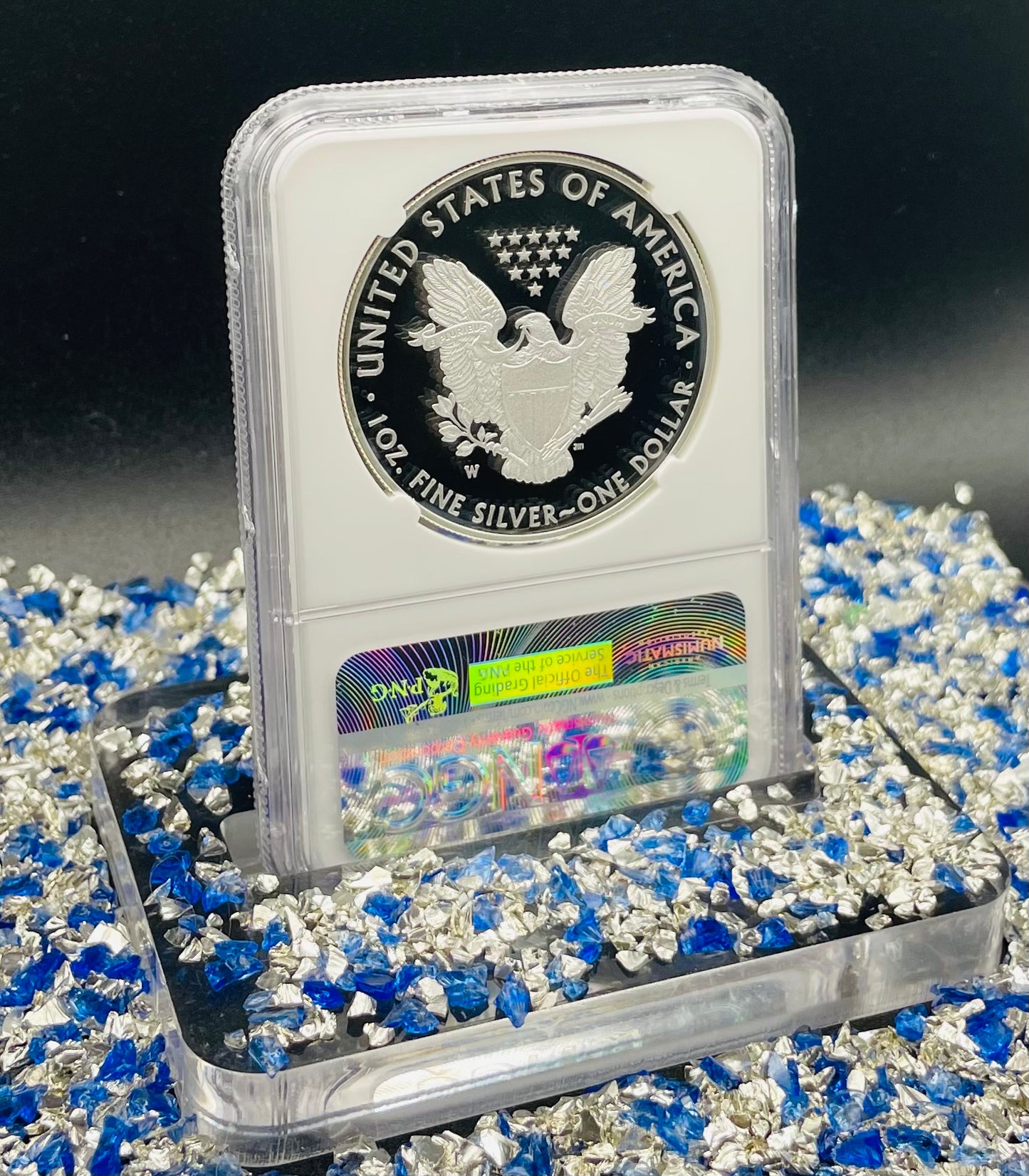 Proof 2018 (W) $1 American Silver Eagle NGC PF69 Early Releases Modern Blue Label Mint Condition (1 of 1,778)