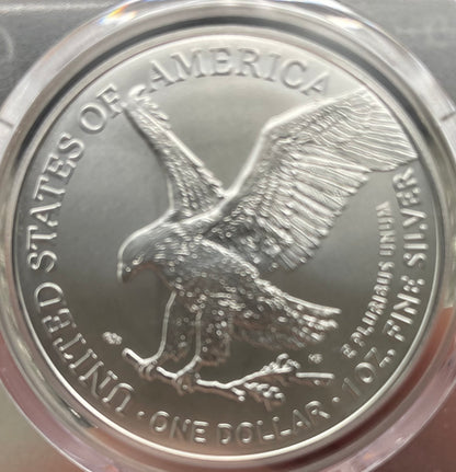 2025 $1 American Silver Eagle PCGS MS70 FDOI Legends of Life MLB Hall of Fame Goose Gossage Signed Label Mint Condition (Rare 1 of 10)