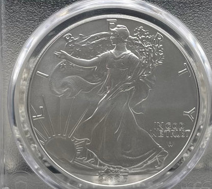 2025 $1 American Silver Eagle PCGS MS70 FDOI Legends of Life MLB Hall of Fame Rollie Fingers Signed Label Limited Edition (Rare 1 of 10)