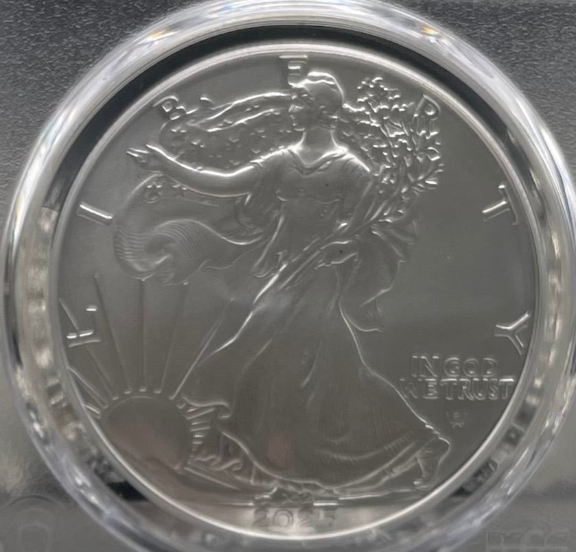 2025 $1 American Silver Eagle PCGS MS70 FDOI Legends of Life NBA Hall of Fame Robert Parish Signed Label Mint Condition (Rare 1 of 10)