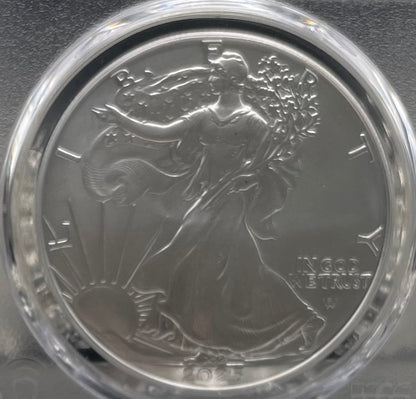 2025 $1 American Silver Eagle PCGS MS70 FDOI Legends of Life NBA Hall of Fame Robert Parish Signed Label Mint Condition (Rare 1 of 10)