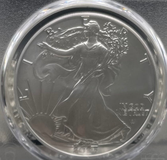 2025 $1 American Silver Eagle PCGS MS70 FDOI Legends of Life NBA Hall of Fame Robert Parish Signed Label Mint Condition (Rare 1 of 10)