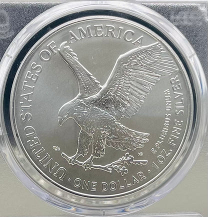 2025 $1 American Silver Eagle PCGS MS70 FDOI Legends of Life NBA Hall of Fame Robert Parish Signed Label Mint Condition (Rare 1 of 10)