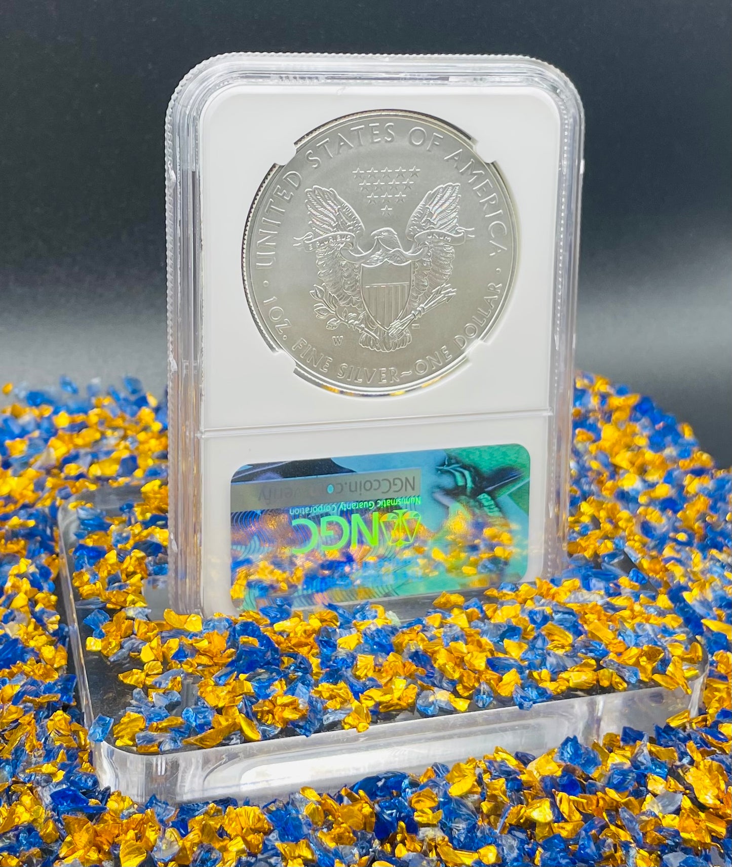 Burnished 2017 (W) $1 American Silver Eagle NGC MS70 Early Releases West Point Gold Star Label Mint Condition (1 of 4,466)