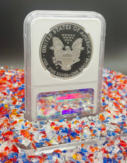Proof 2014 (W) $1 American Silver Eagle NGC PF70 Rare San Francisco Giants MLB World Series Champions Label Rare
