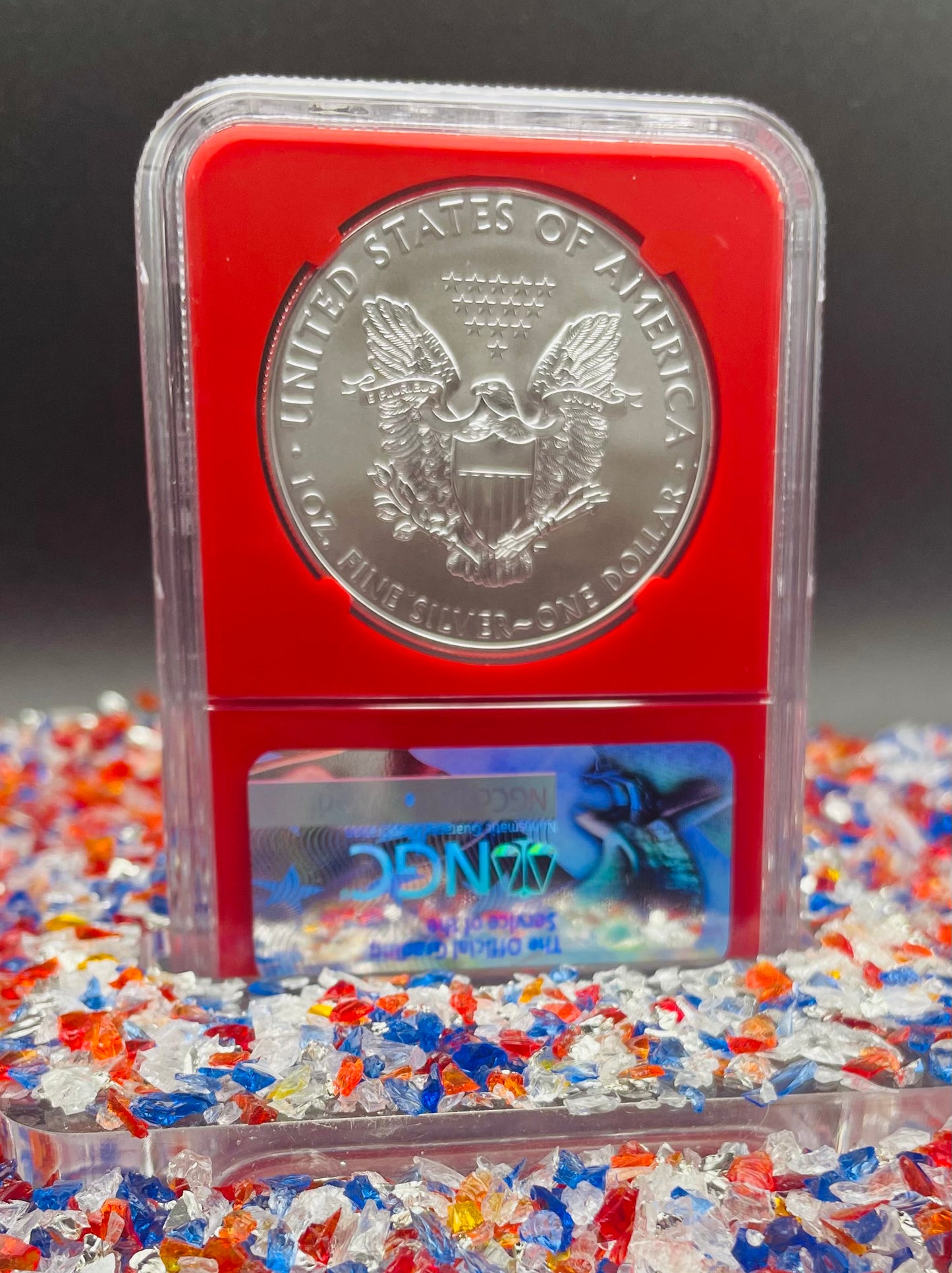 2017 $1 American Silver Eagle NGC MS70 First Day of Issue Red Core Mint Condition (1 of 40,818)