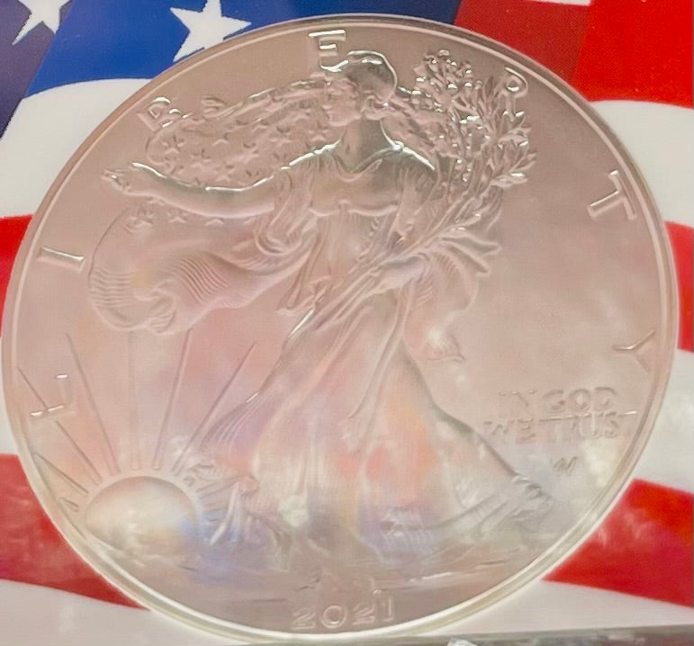 2021 $1 American Silver Eagle NGC MS70 New Years Edition Type 2 Ultra Rare Holder