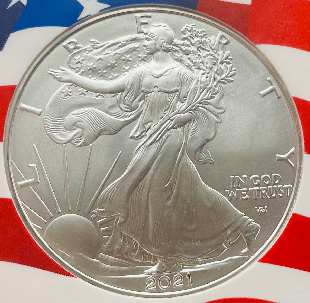 2021 $1 American Silver Eagle NGC MS70 New Years Edition Type 2 Ultra Rare Holder