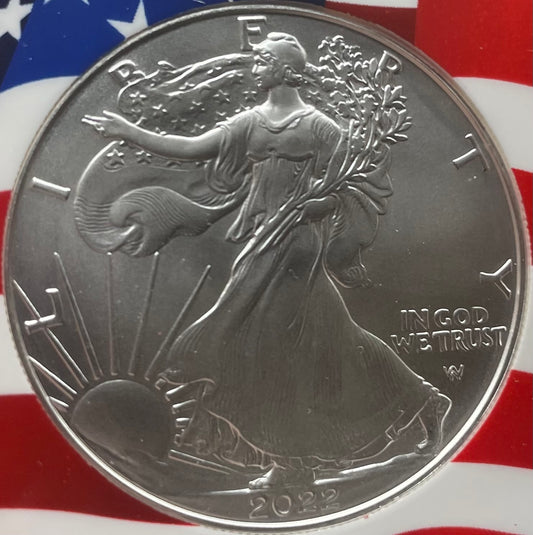 2022 $1 American Silver Eagle NGC MS70 New Years Edition Ultra Rare Holder