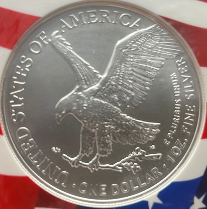 2022 $1 American Silver Eagle NGC MS70 New Years Edition Ultra Rare Holder