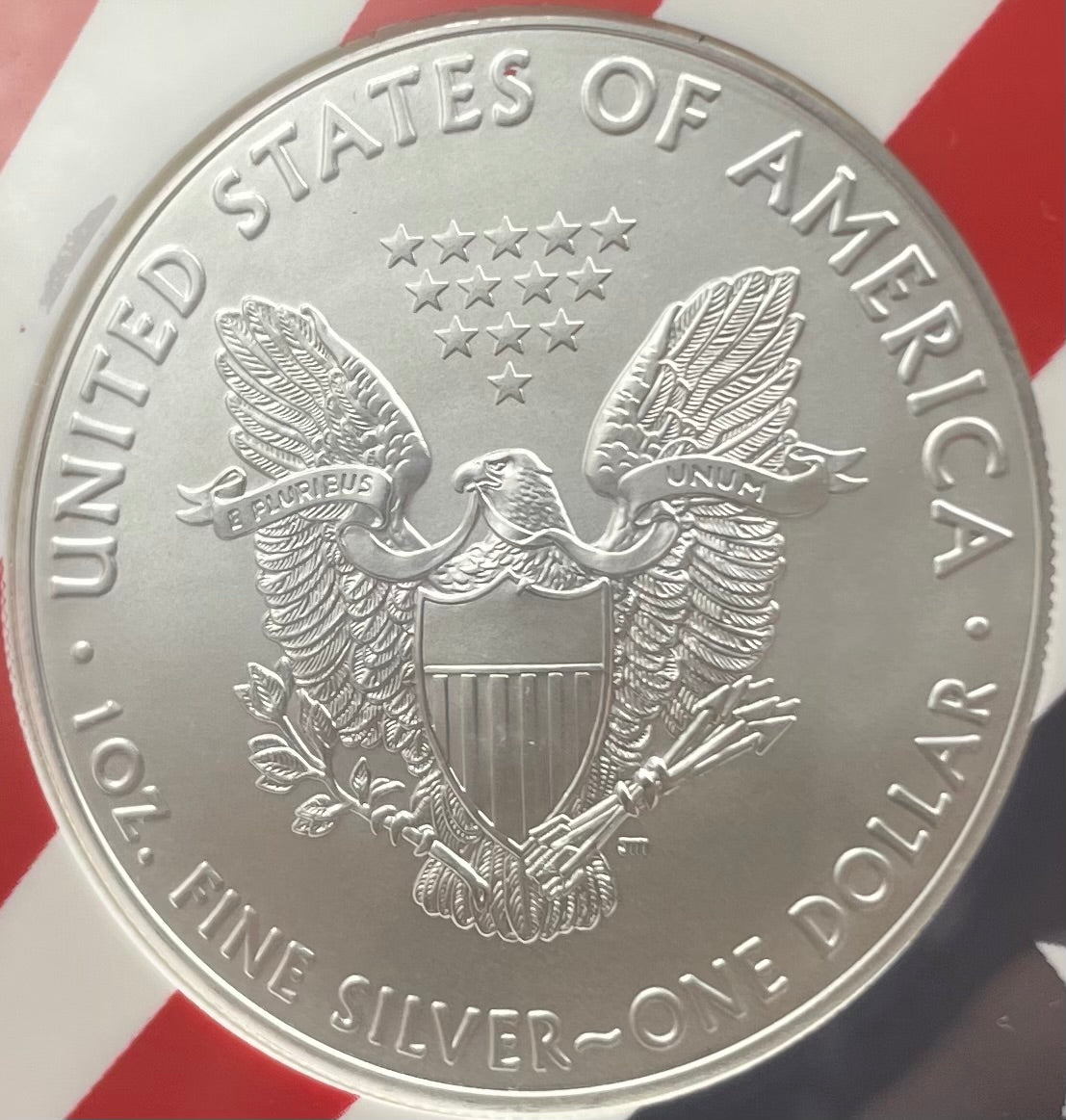 2018 $1 American Silver Eagle NGC MS70 New Years Edition Ultra Rare Holder & Label