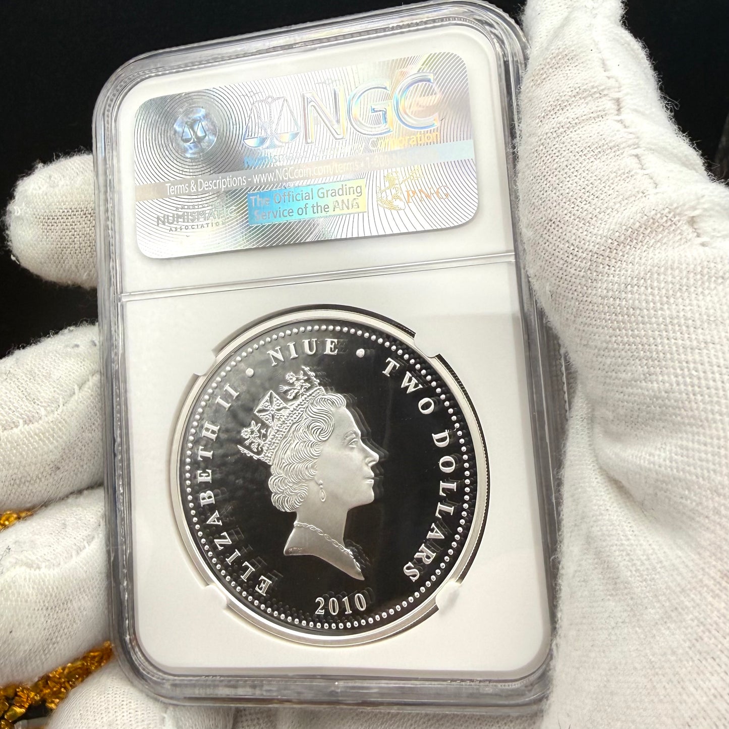 2010 Proof Niue Silver Dollar $2 NGC PF70UC Old Soviet Cars - Gaz 12 Zim Colorized (1 of 3) Mint