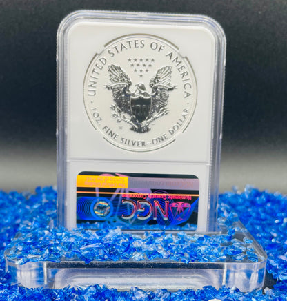Reverse Proof 2021 (W) $1 American Silver Eagle NGC PF70 Type 1 Silver Design Set 35th Anniversary Label Mint Condition (1 of 7,334)