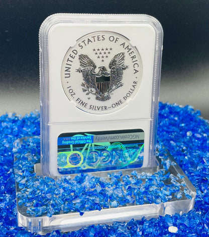 Reverse Proof 2021 (W) $1 American Silver Eagle NGC PF69 Type 1 Silver Design Set 35th Anniversary Label Mint Condition (1 of 2,477)