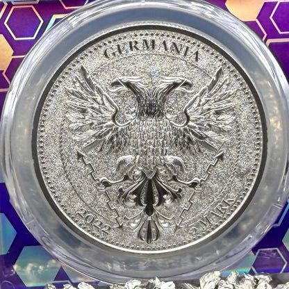 2022 1 oz .9999 Silver Private Issue PCGS MS70 Linden Leaf Proof-like Finish Purple Holder Mint (Rare 1 of 131)
