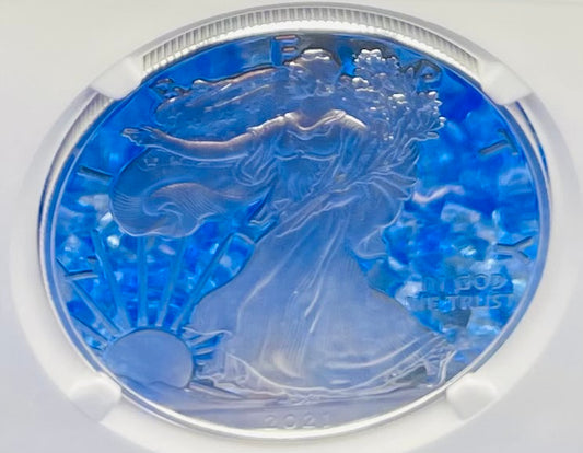 Proof 2021 (W) $1 American Silver Eagle NGC PF70 Type 1 Congratulations Set 35th Anniversary (Rare 1 of 985)