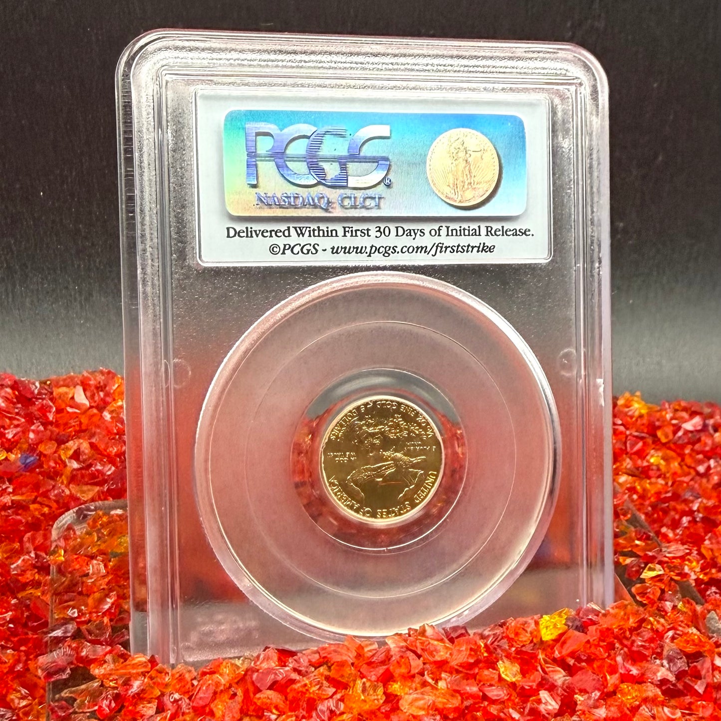 2010 $5 American Gold Eagle PCGS MS70 First Strike Flag Label (Rare 1 of 10,572)