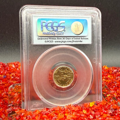 2010 $5 American Gold Eagle PCGS MS70 First Strike Flag Label (Rare 1 of 10,572)