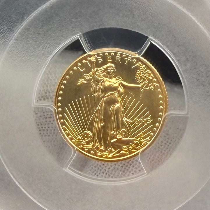 2013 $5 American Gold Eagle PCGS MS70 First Strike Flag Label (Rare 1 of 2,322)