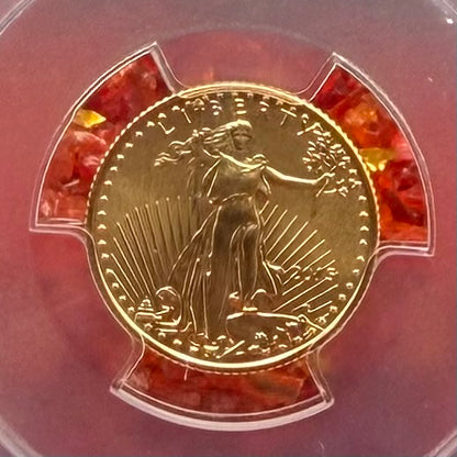 2015 $5 American Gold Eagle PCGS MS70 First Strike Flag Label (Rare 1 of 2,713)