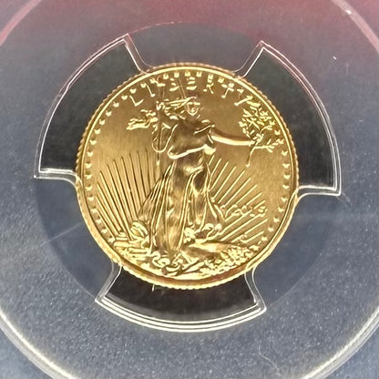 2015 $5 American Gold Eagle PCGS MS70 First Strike Flag Label (Rare 1 of 2,713)