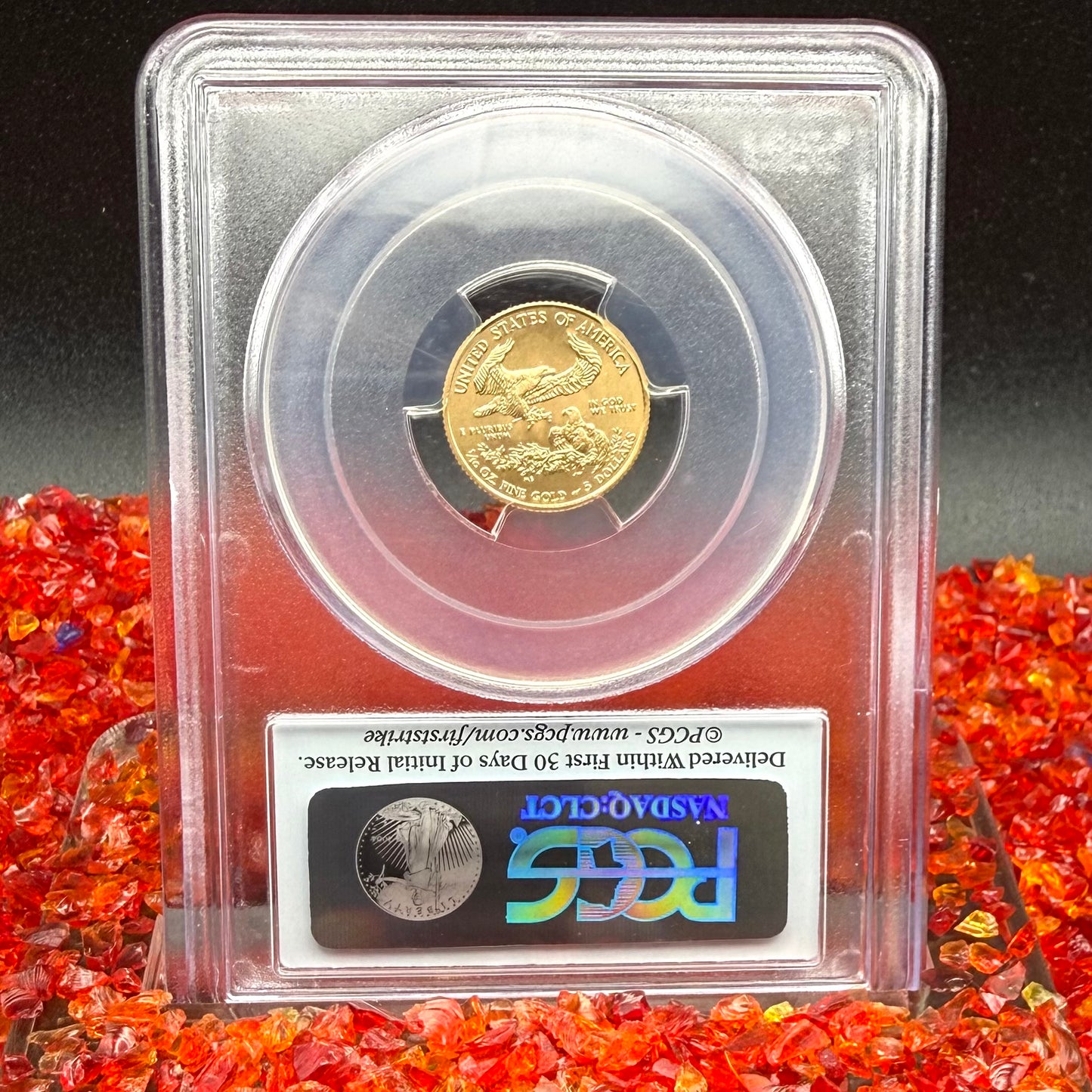 2015 $5 American Gold Eagle PCGS MS70 First Strike Flag Label (Rare 1 of 2,713)